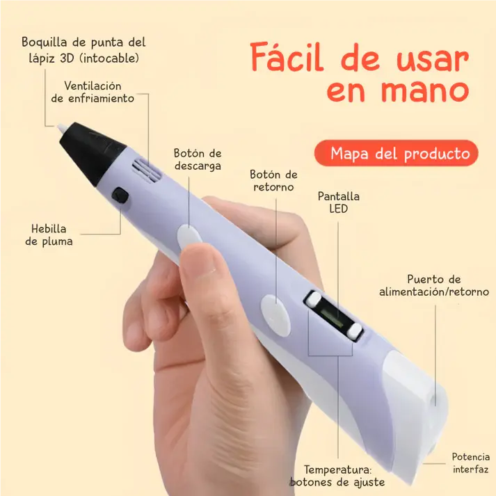 Bolígrafo de Impresión 3D