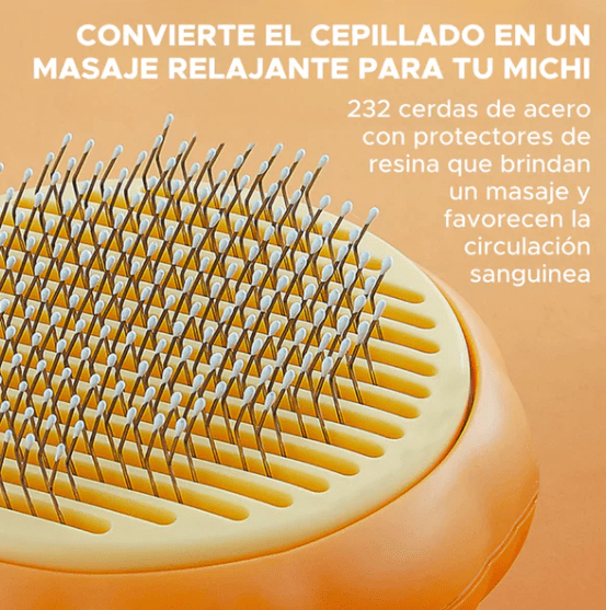 Escova de abóbora para cães e gatos