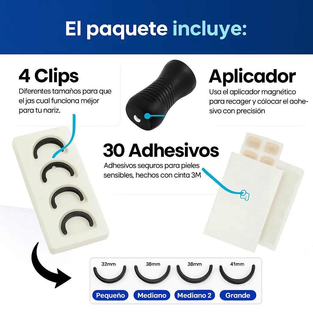 Kit x 30 Unds Clips Nasales Magnéticos