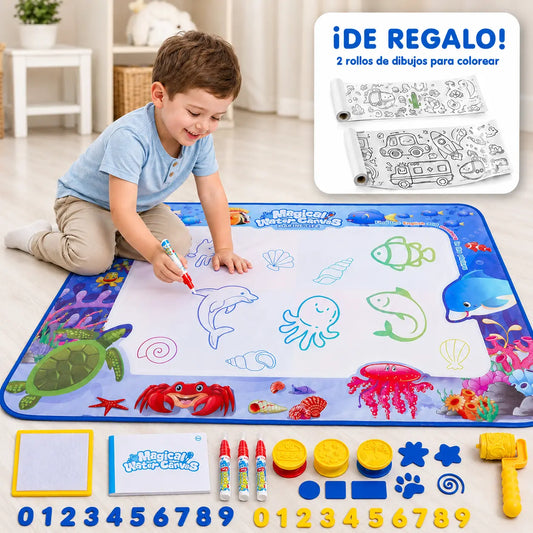 Alfombra Mágica para Dibujar con Agua + Obsequio 🎁