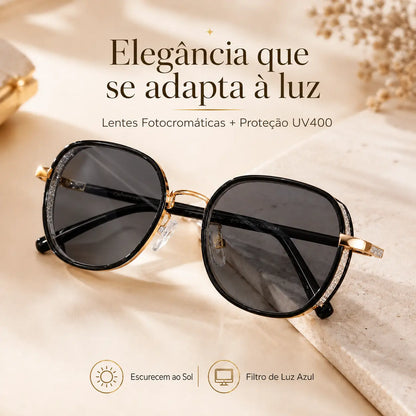Diamond™ Óculos Fotocromáticos UV400 + Filtro de Luz Azul 👓