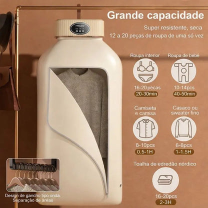 Secador de Roupa Elétrico Portátil