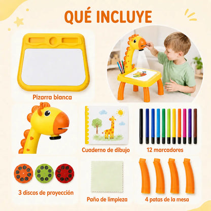 Mesa de projetor de desenho infantil
