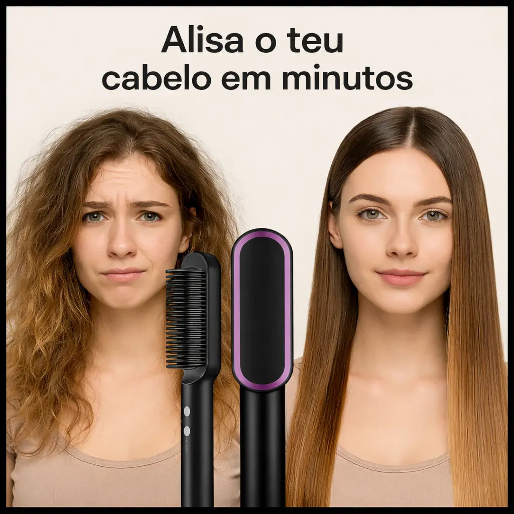 LissBrush™ Pro 💎 Escova Alisadora Instantânea