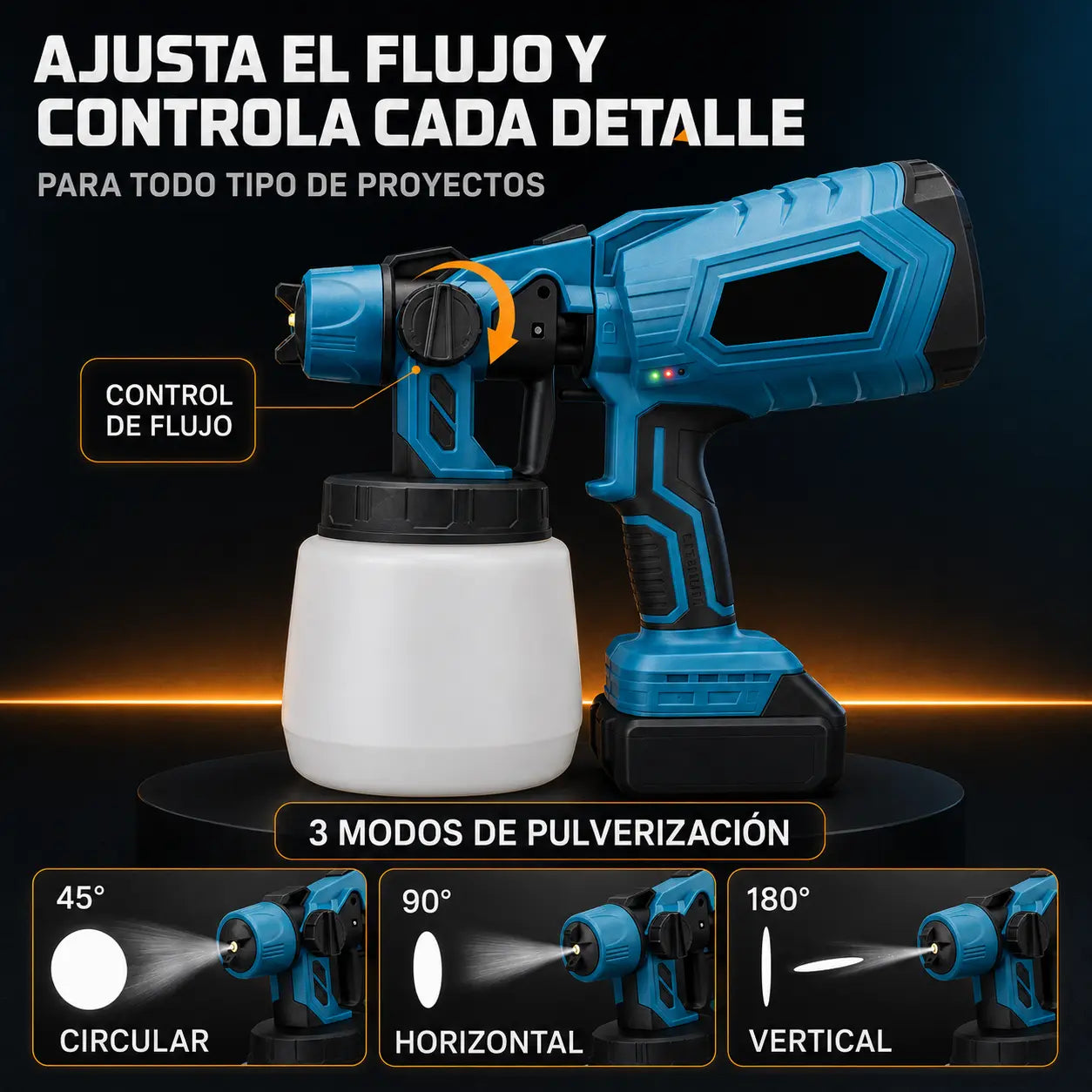 PintaMax™ Pistola para Pintar Inalambrica 400W